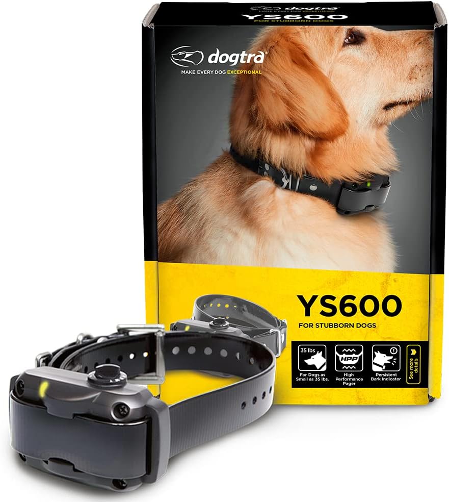 Dogtra YS600 No Bark Collar for Large Dogs 35 lbs and Up