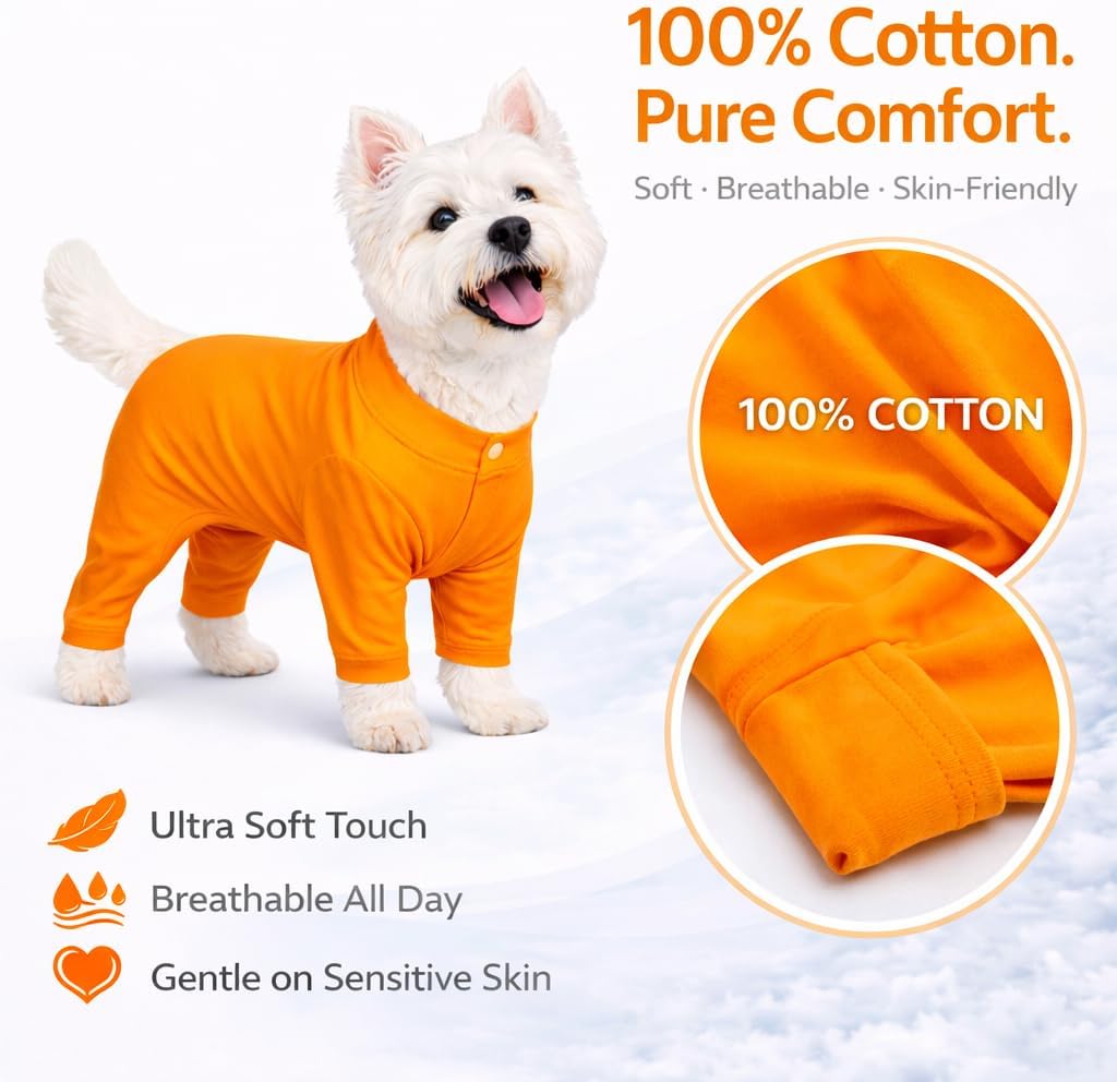 Lovelonglong Four Feet Dog Lightweight Pajamas