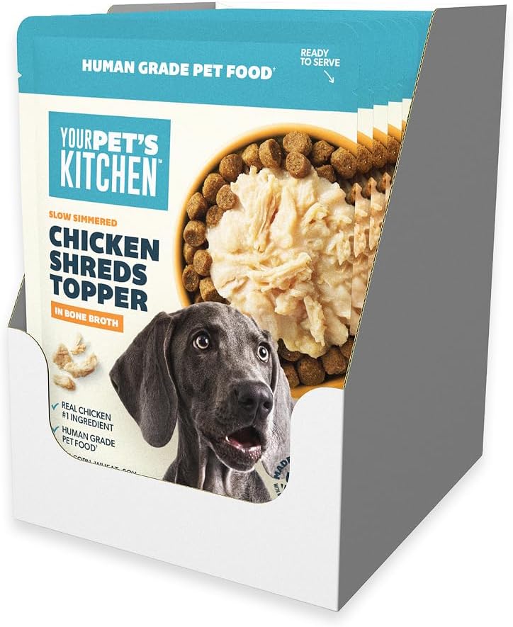 YOUR PET'S KITCHEN Chicken Whole Muscle Shreds Dog Topper, 2.6 oz