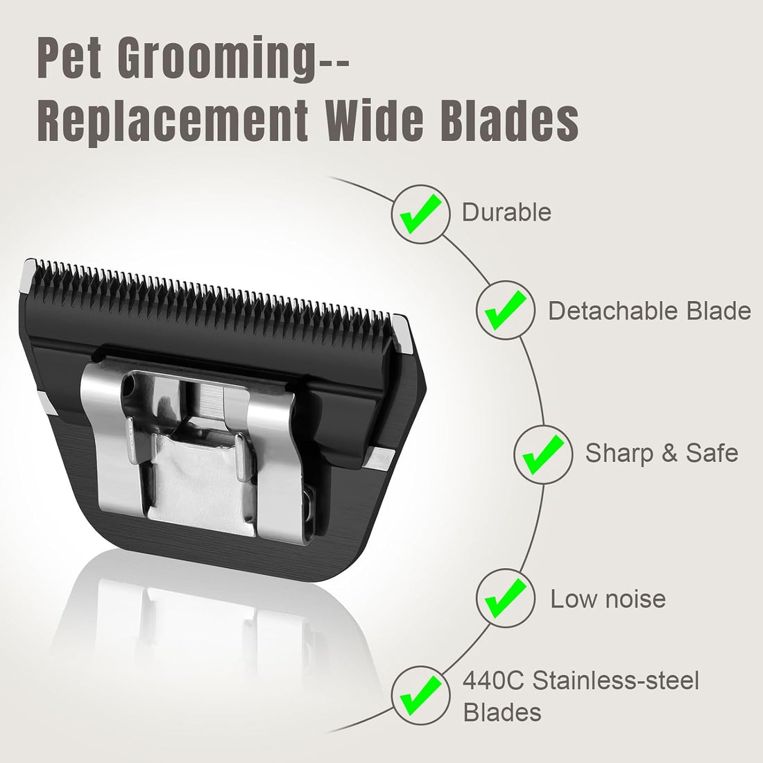 30W Blade for Dog Grooming Compatible with Andis,Oster A5,Wahl km10