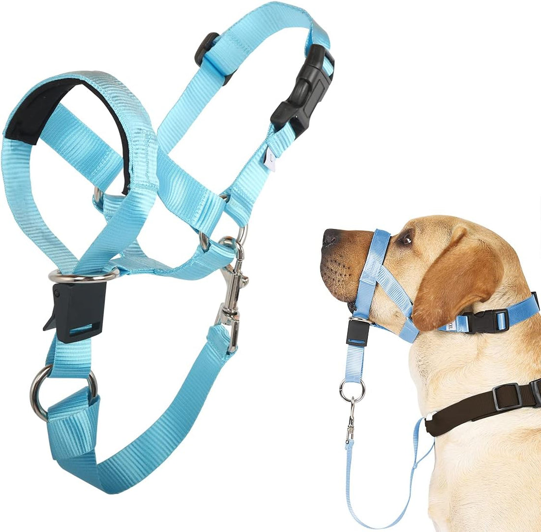 BARKLESS No-Pull Head Collar for Dogs Training & Walking Made Easy