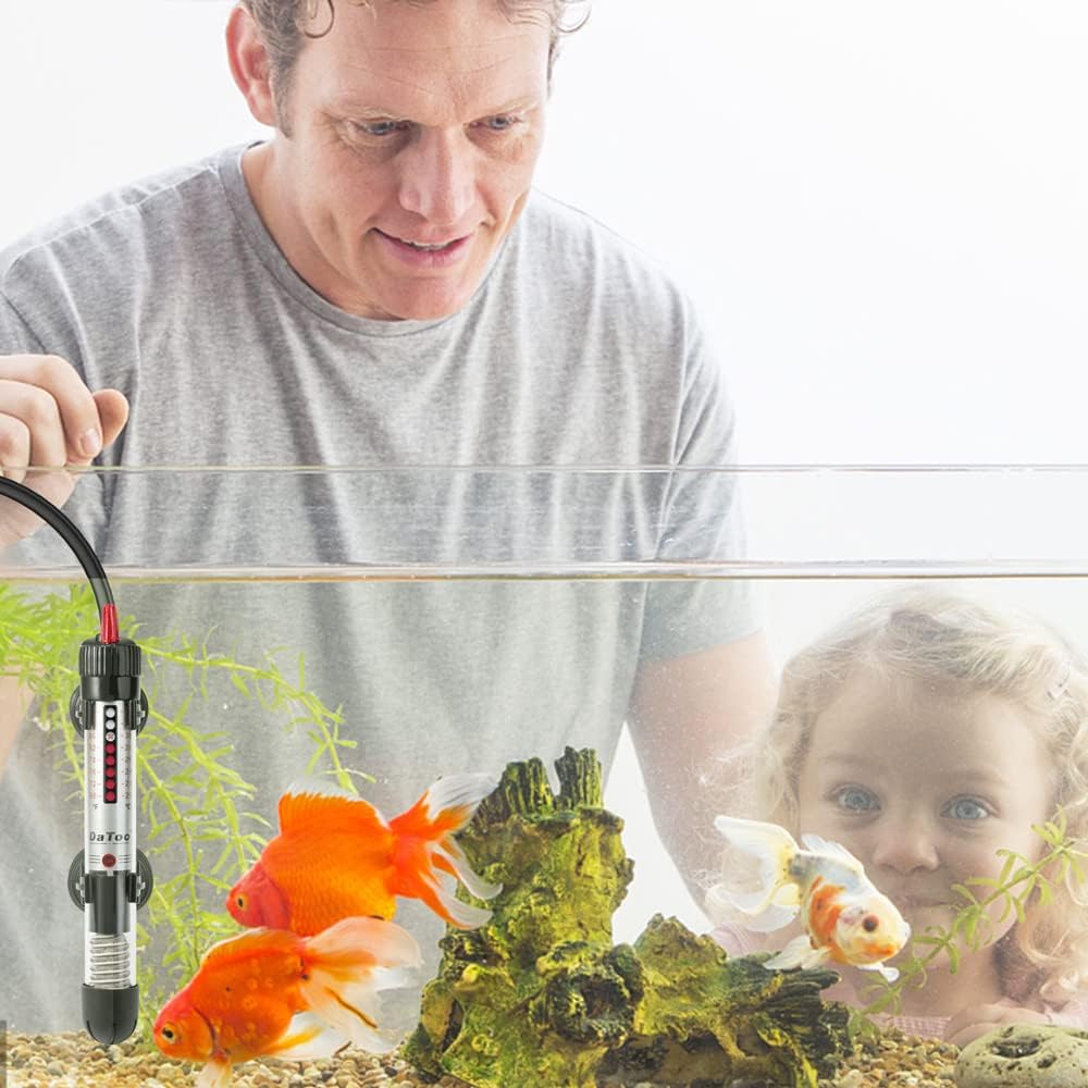 DaToo 50 Watt Aquarium Heater Submersible Adjustable Temperature Fish