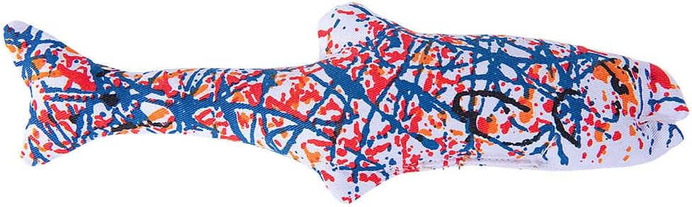 Yeowww! Catnip Pollock Fish Catnip Cat Toy - 10 in Kicker Toy for cats