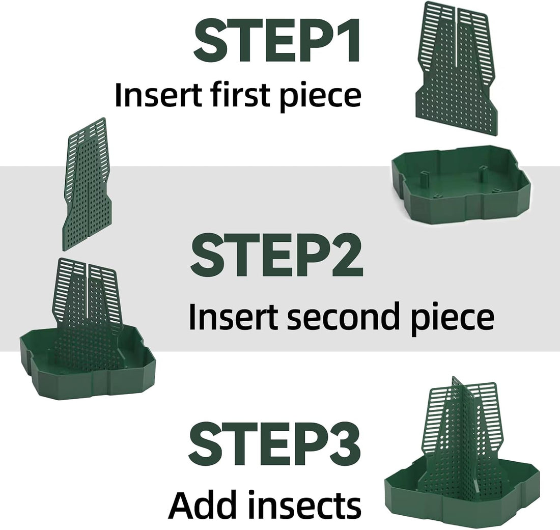 Chameleon Feeder Bearded Dragon Feeder for Mounted Insect（Medium）