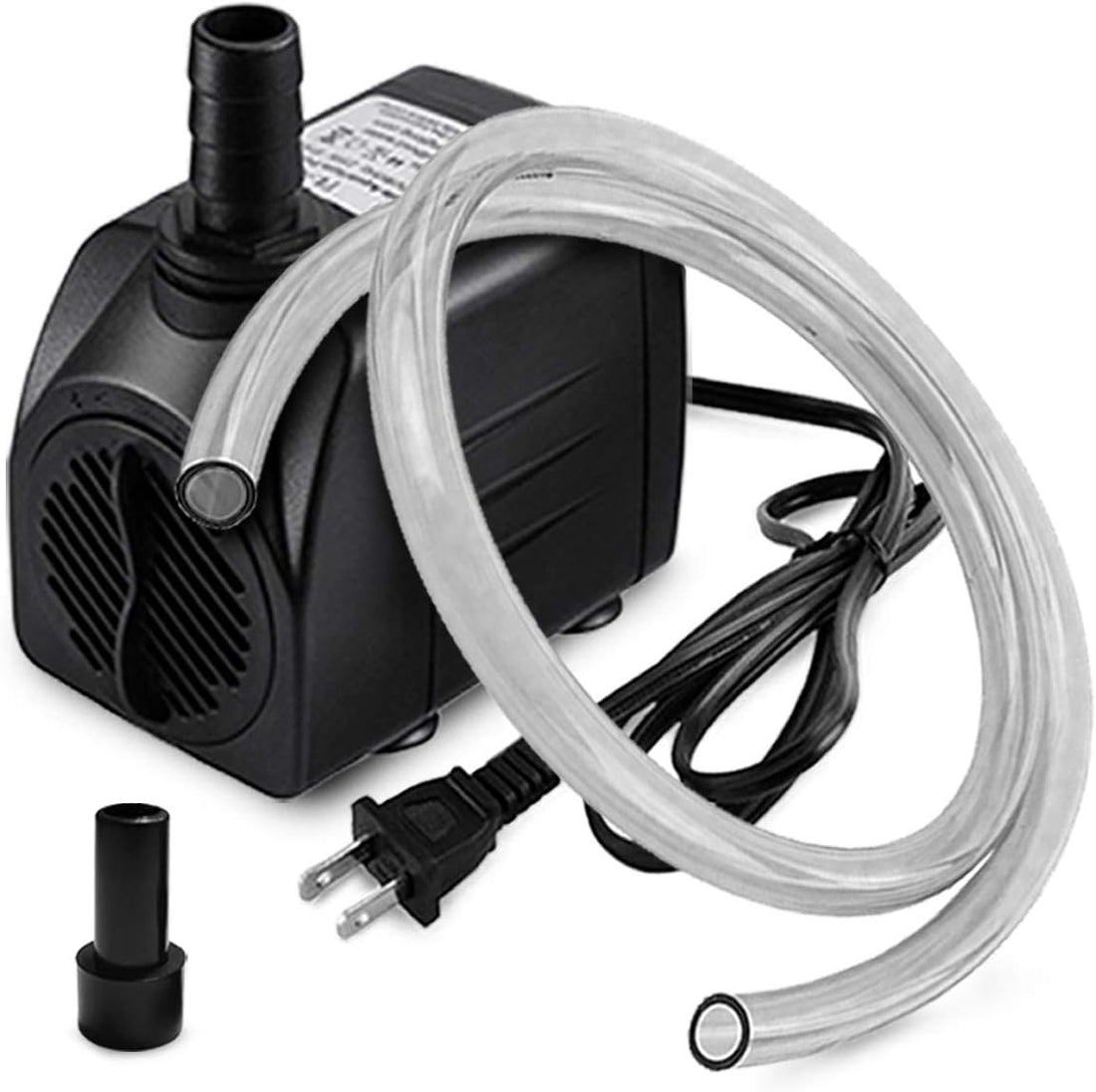 PULACO 160GPH Small Submersible Water Pump with 3.3 ft Tubing