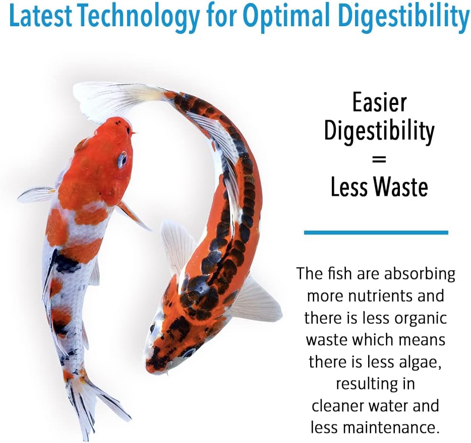 MICROBE-LIFT Sinking Fish Food Pellets for Ponds, Water Gardens