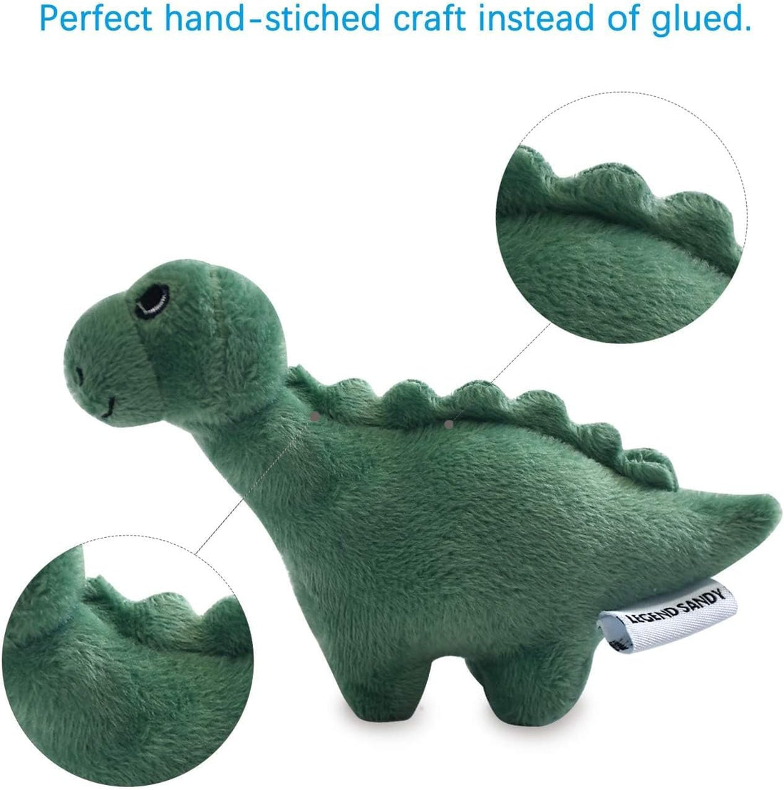 LEGEND SANDY Squeaky Plush Dog Toy Pack for Puppy