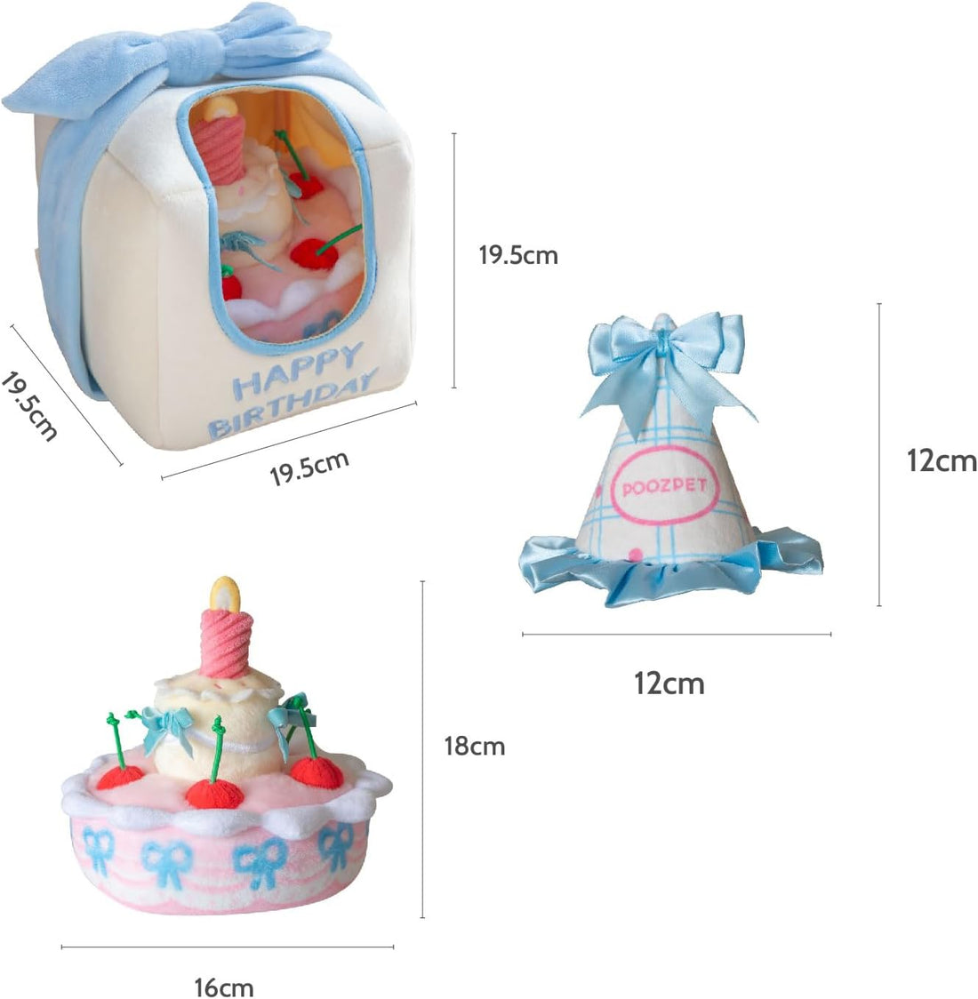 Birthday Cake Snuffle Toy Set