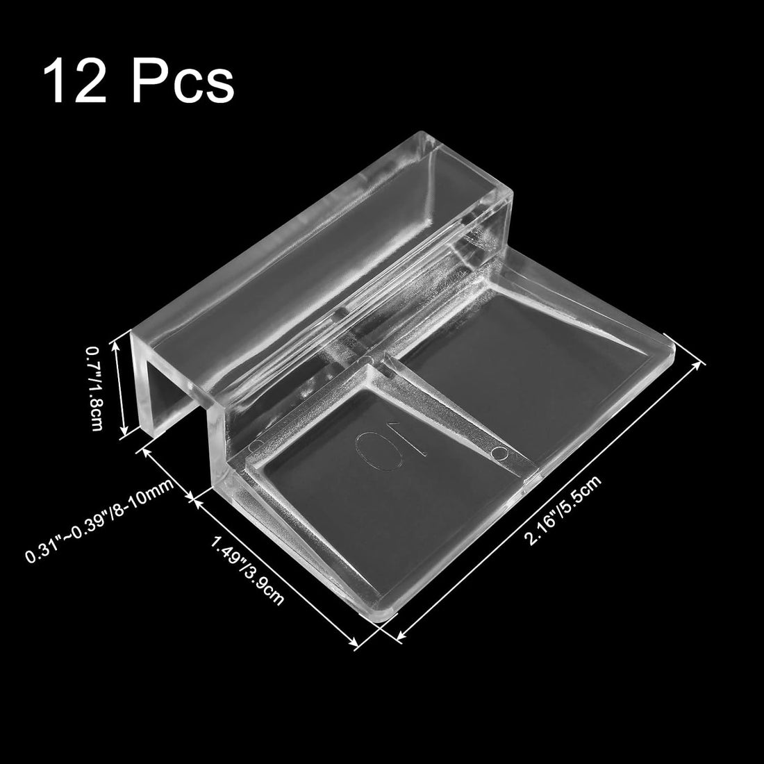 Aquarium Lid Clips, 10MM, 12 Pack
