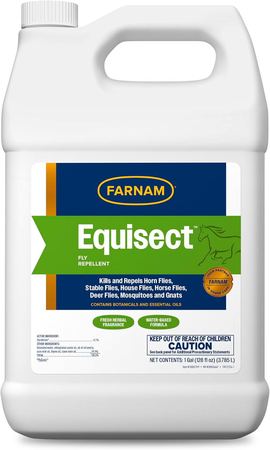 Farnam Equisect Natural Fly Spray for Horses, Dogs and Cats