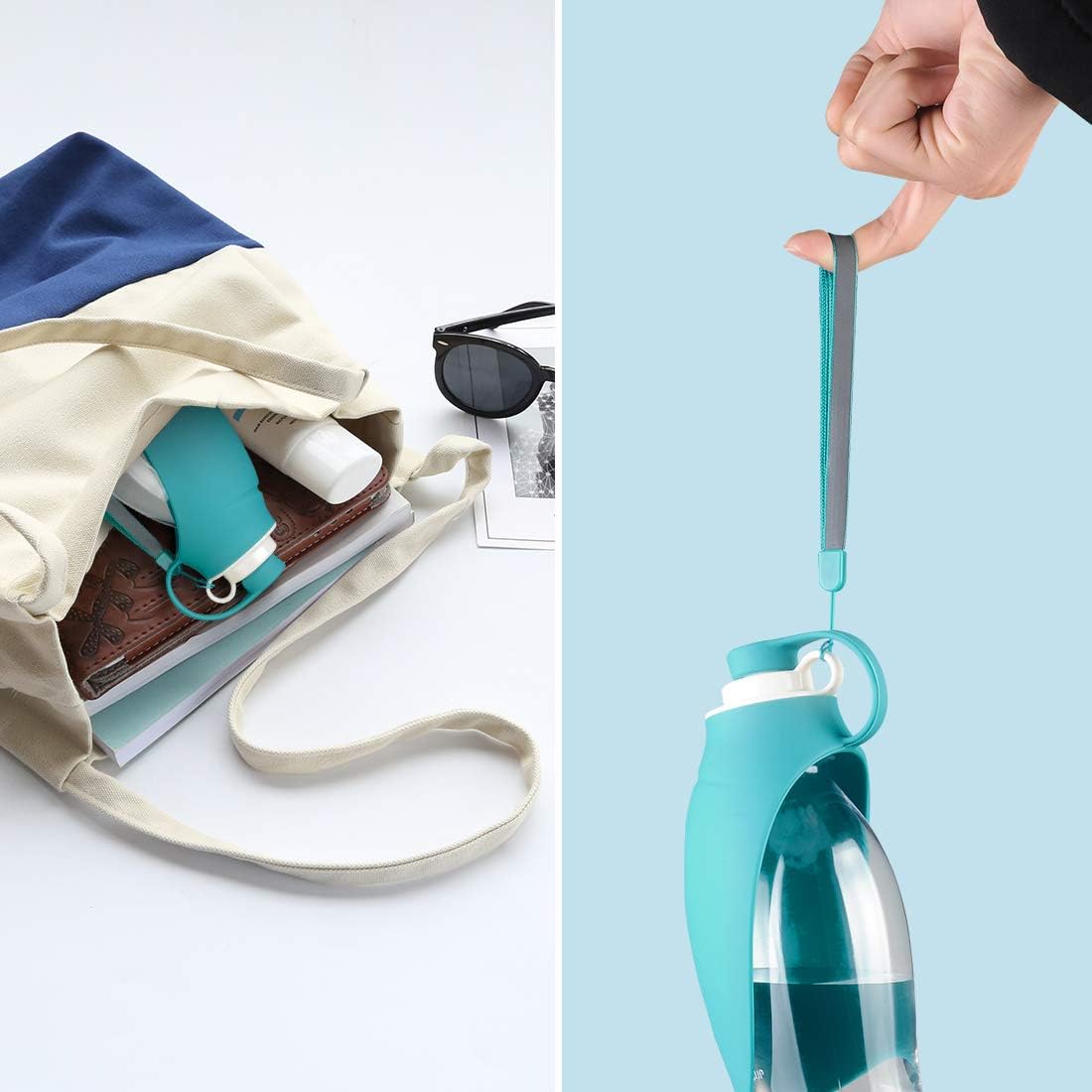 TIOVERY Dog Water Bottle for Walking