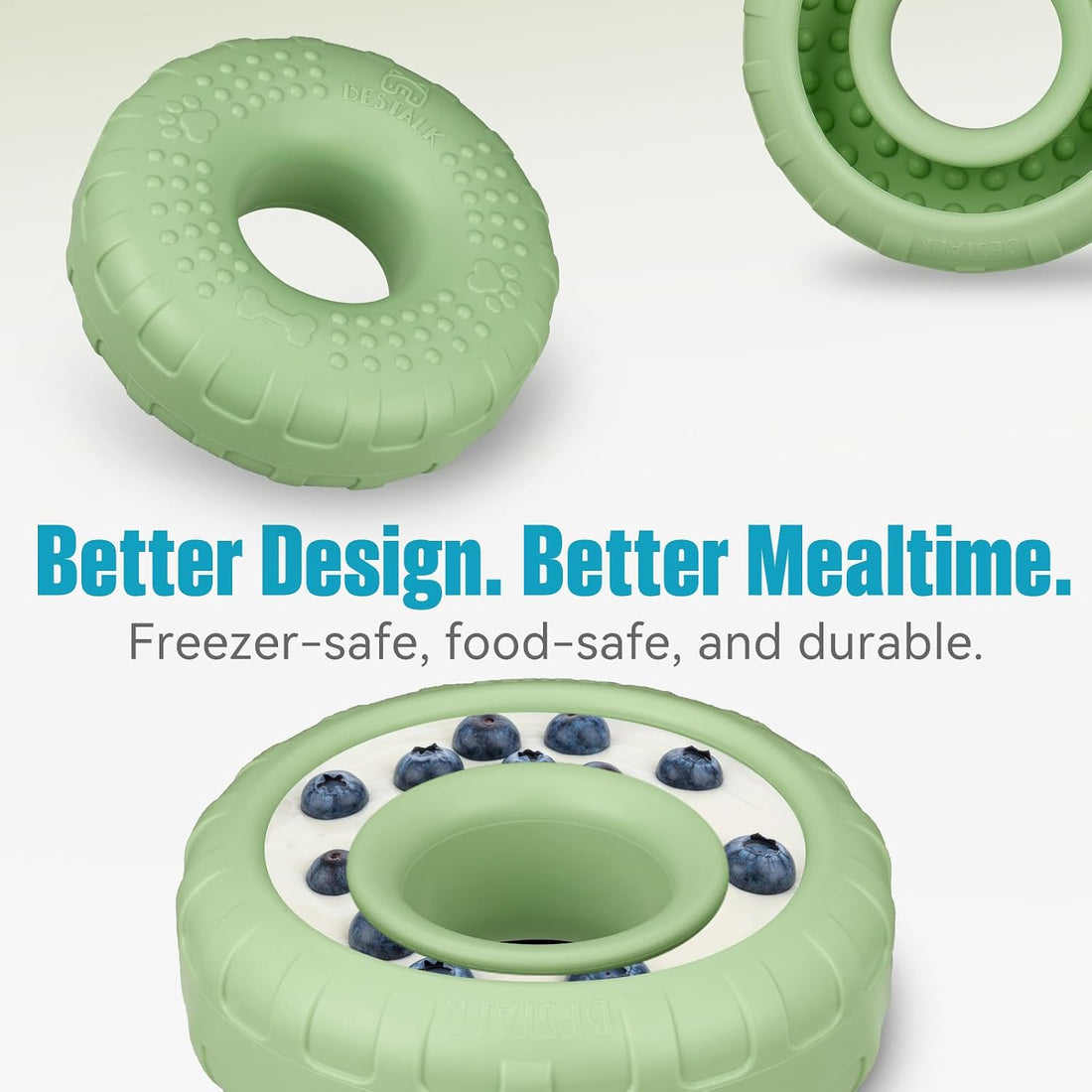 Dog Enrichment Lick Bowl, Bestalk Slow Feeder Lick Mat for Dogs