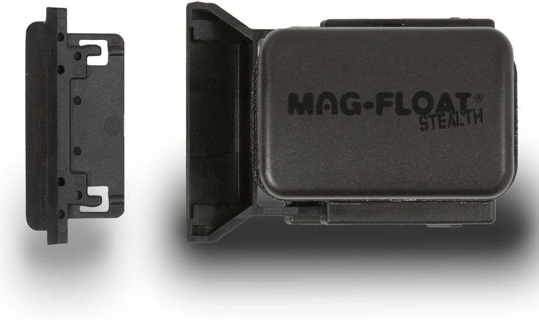 Mag-Float Medium Black Stealth Glass Magnet Aquarium Scraper Cleaner