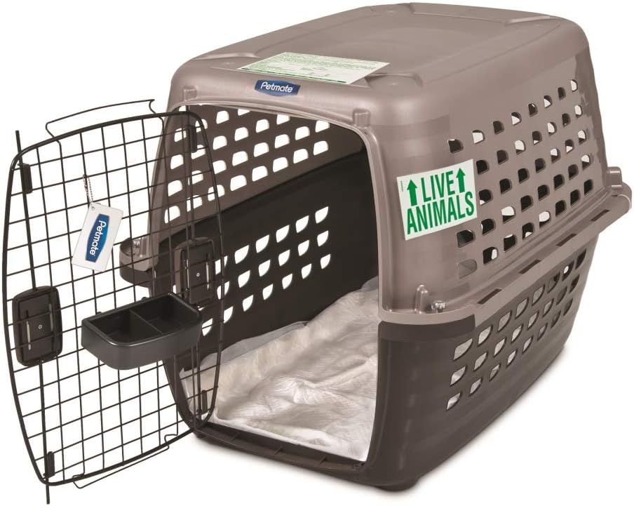 Petmate Sky Kennel Pet Carrier and Petmate 290300 Kennel Travel Kit