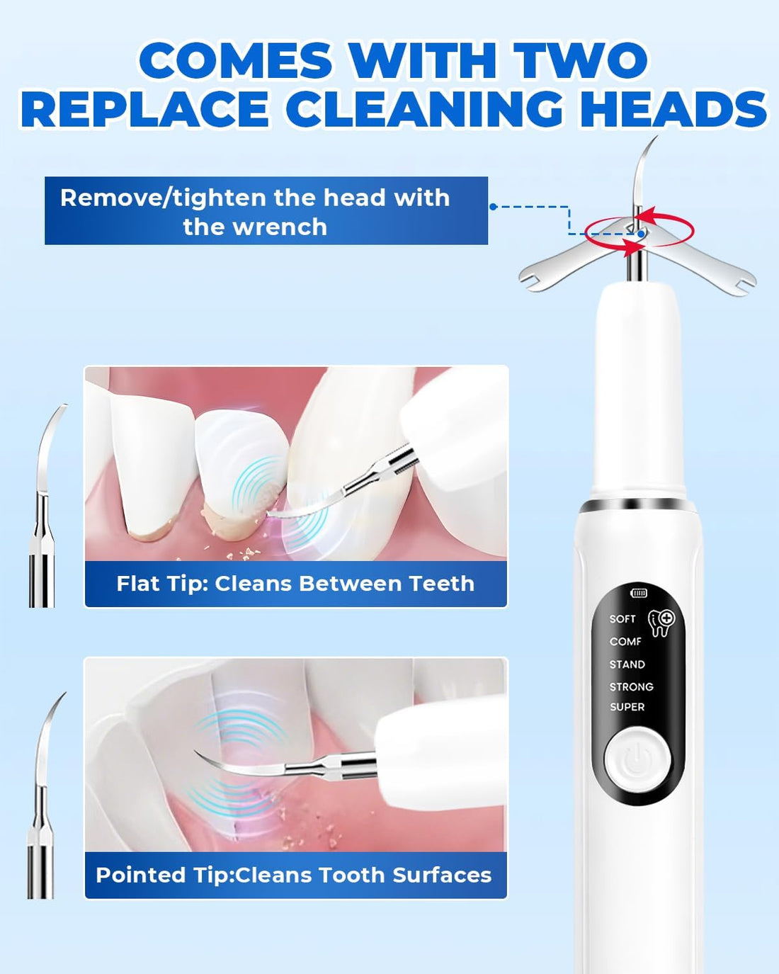 PATWING Dog Plaque Remover, Dog Tooth Brushing kit