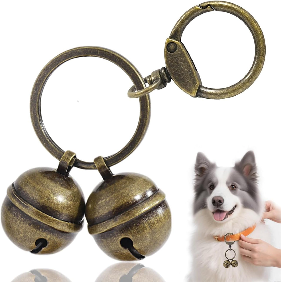 4 Loud Dog & Cat Bells for Collar, Bells for Pet Tracking