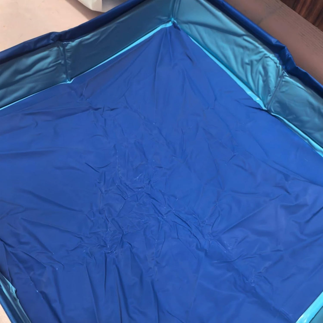 Foldable Dog Pool Blue Portable Small Pet Wading Pool