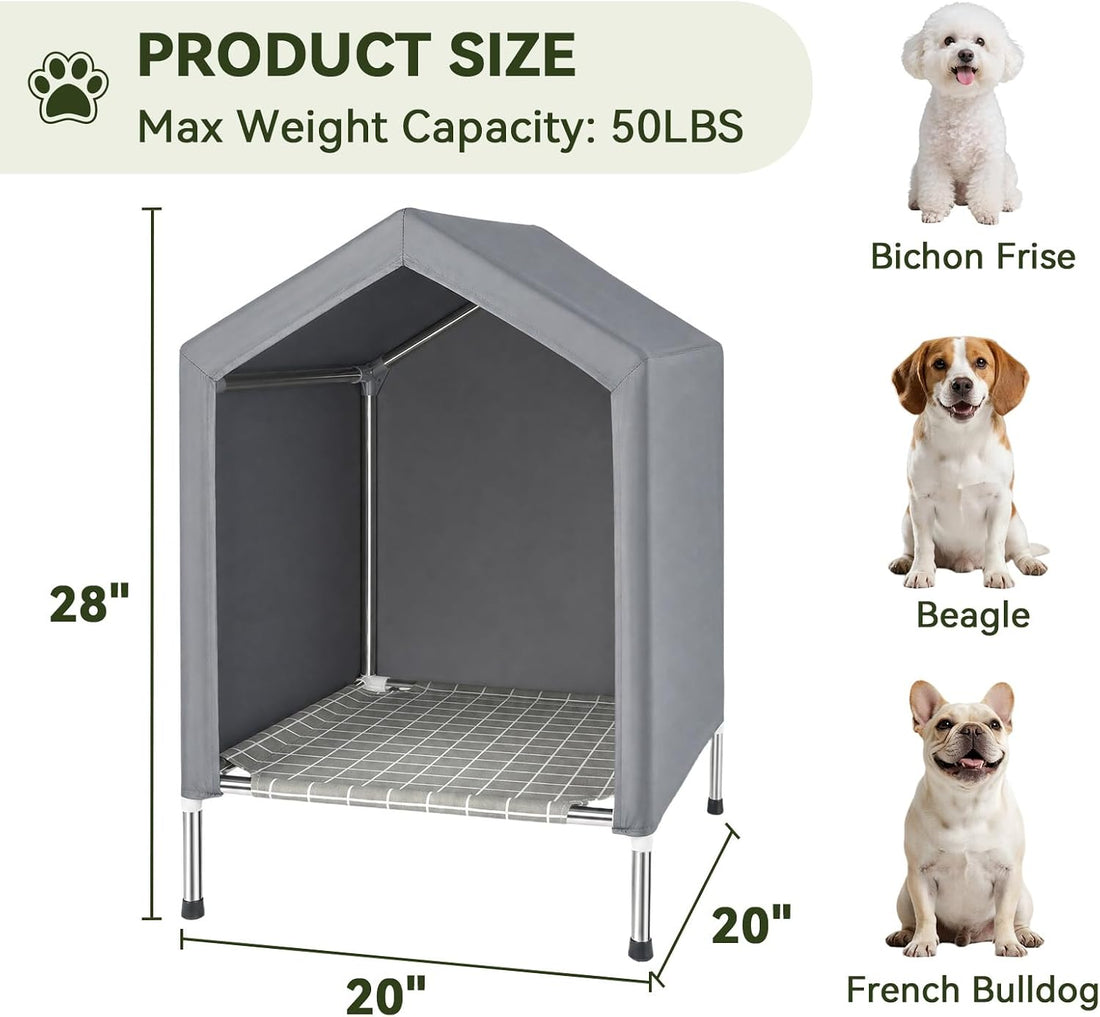 Elevated Dog House for Small Dogs