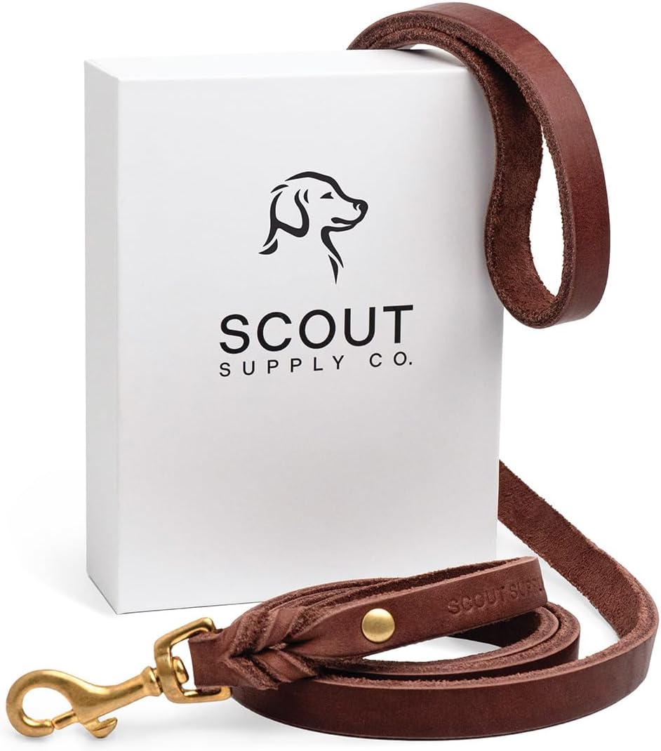 Scout Supply Classic Leather Dog Leash
