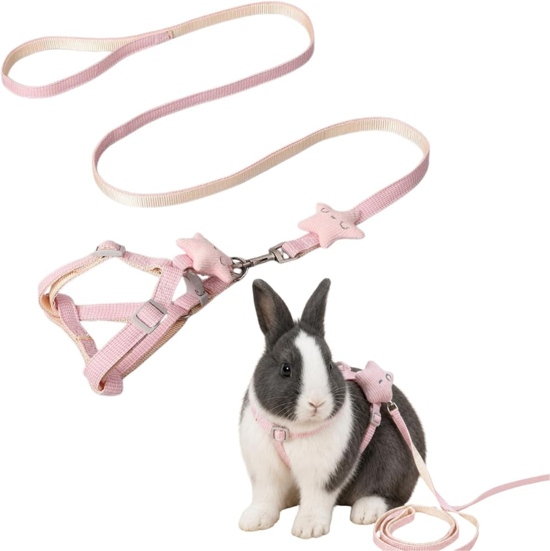 Rabbit Harness Leash Small Pet Adjustable Escape Proof Vest