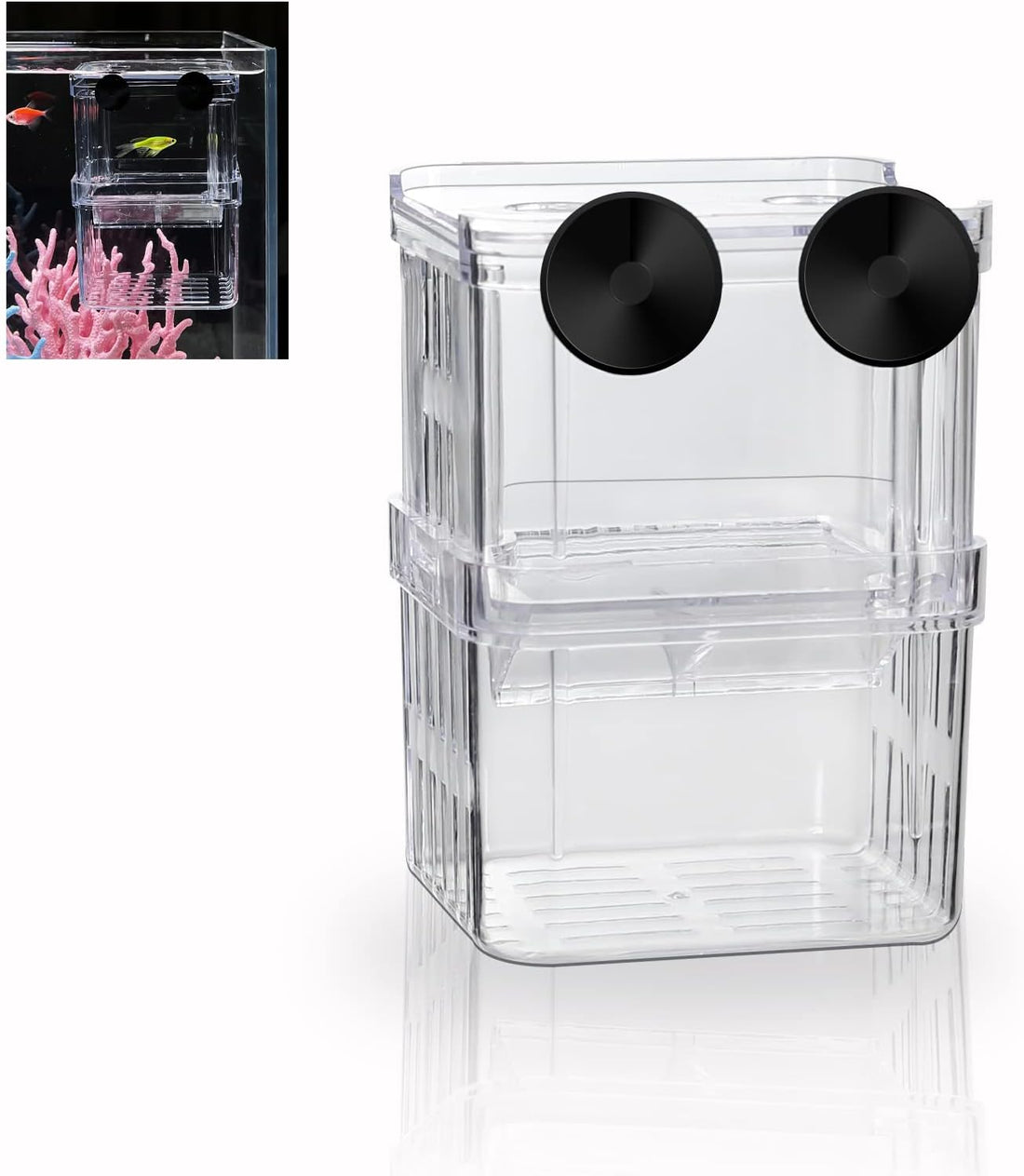 Aquarium Hatchery Incubator Breeding Box, Fish Tank Acrylic Isolation