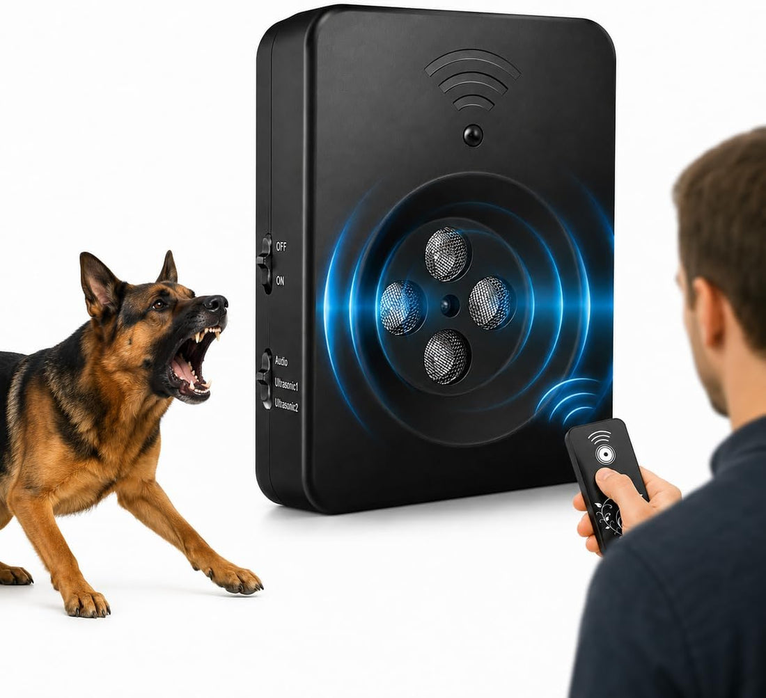 Ultrasonic Bark Control Device with Remote