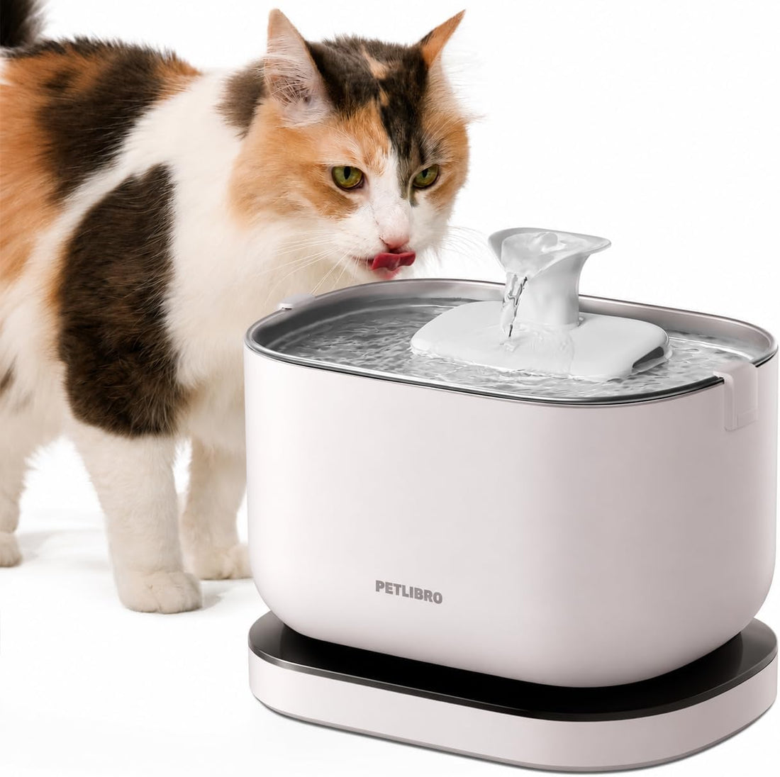 PETLIBRO Cat Water Fountain, Cordless Pet Water Fountain Battery