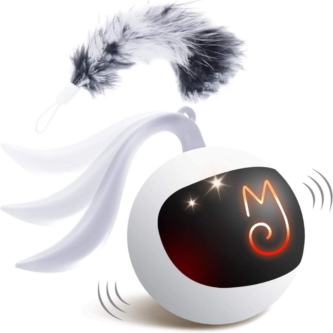 Migipaws Interactive Cat Ball Toy Set, Fun Tracker