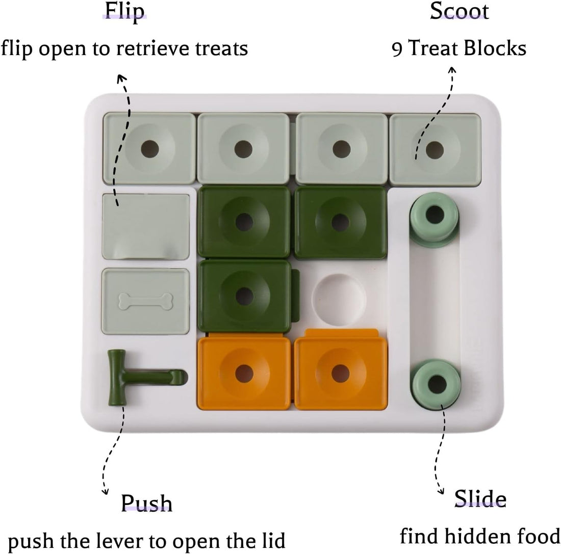 Barkwhiz Dog Puzzle Toy 3 Levels