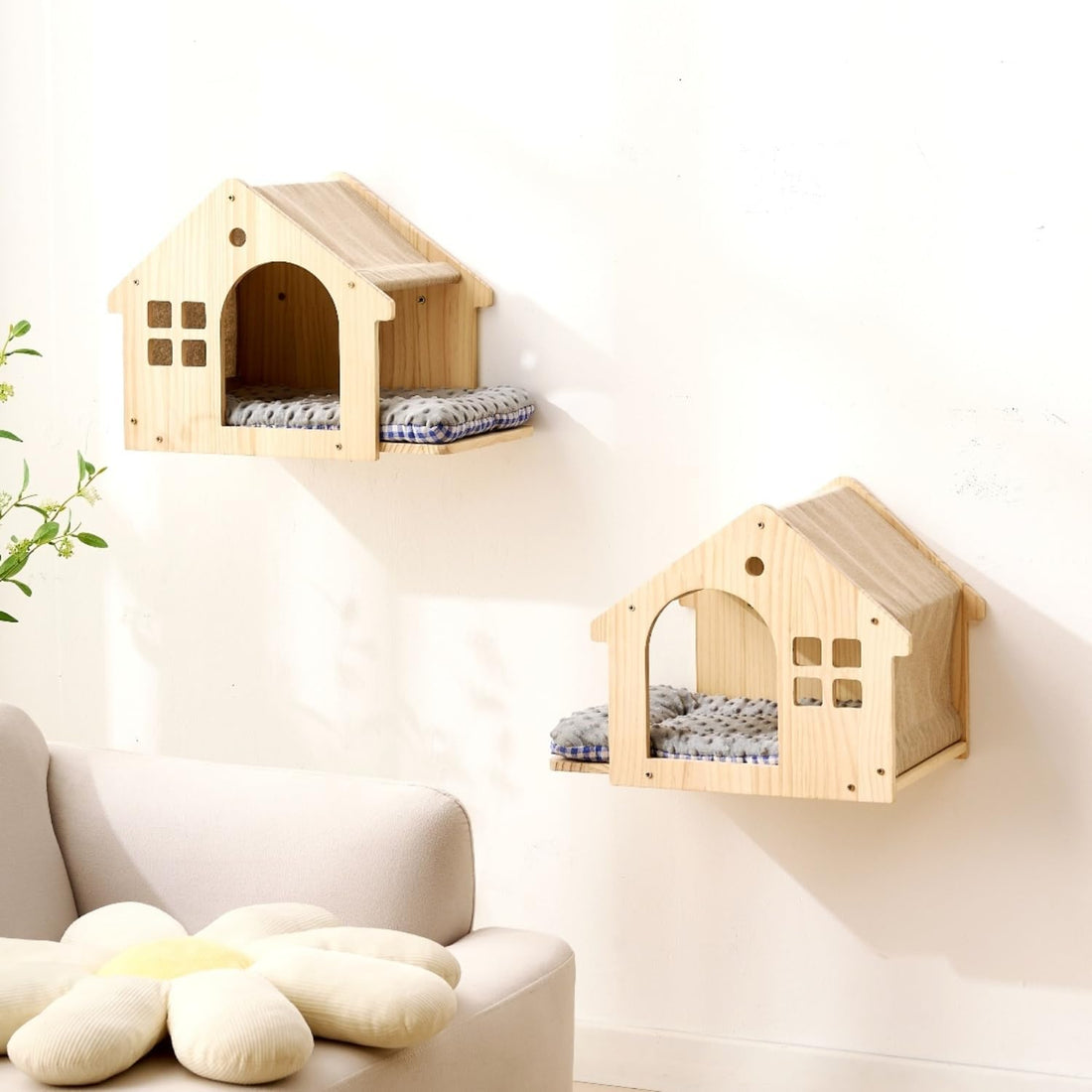 SHENGOCASE Wall Mounted Cat Furniture Set