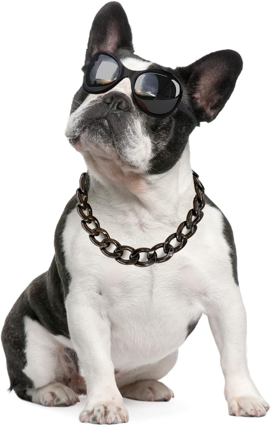 Chunky Beaded Necklace for Dog Cat Colorful Resin Bead Necklaces
