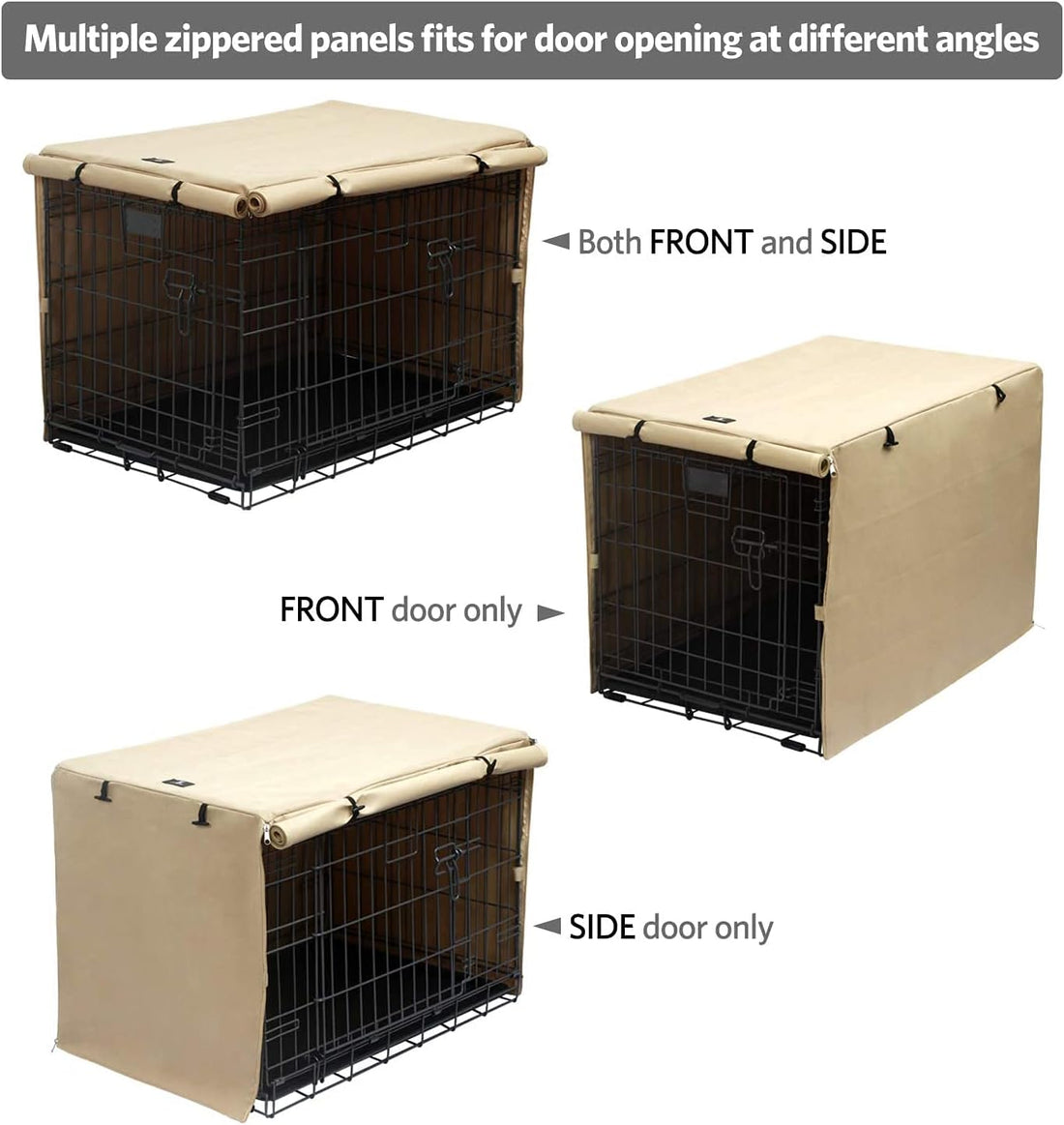 X-ZONE PET Double Door Dog Crate Cover