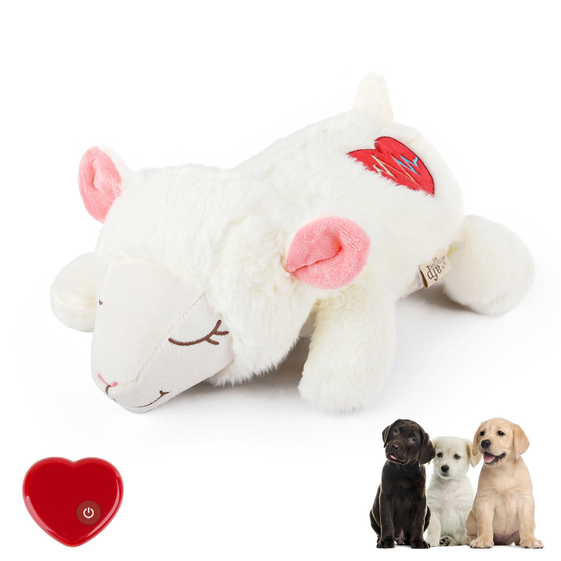 ALL FOR PAWS Heartbeat Dog Toy for Puppy