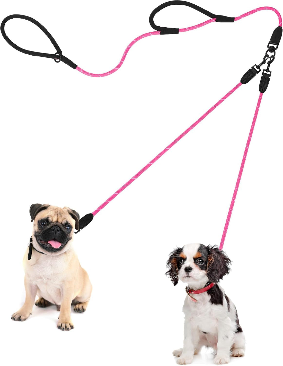 PetBonus Rope Double Dog Leash