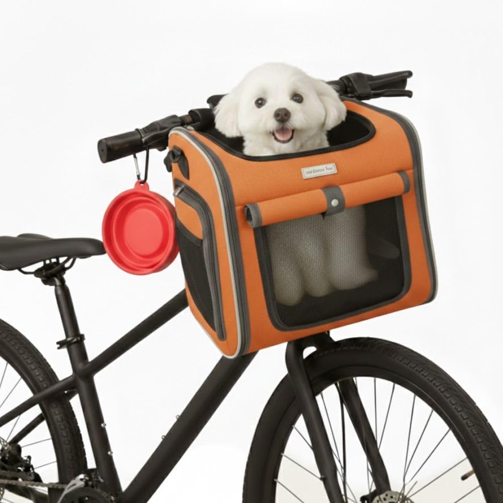 New Dog Bike Basket - Premium Dog Basket for Bike