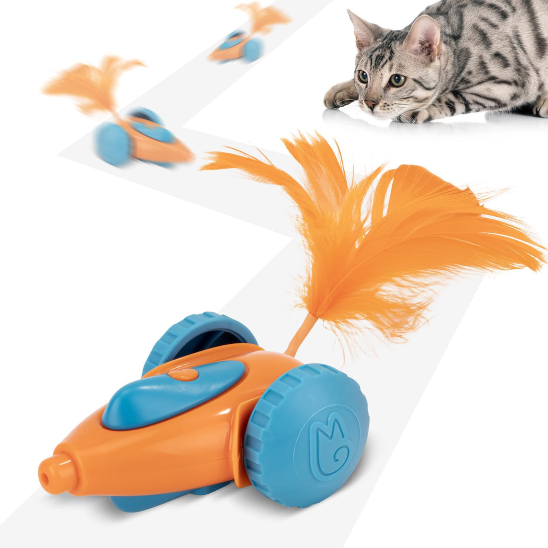 Migipaws cat Toy, Automatic Interactive Migicar Toy Like a Mouse