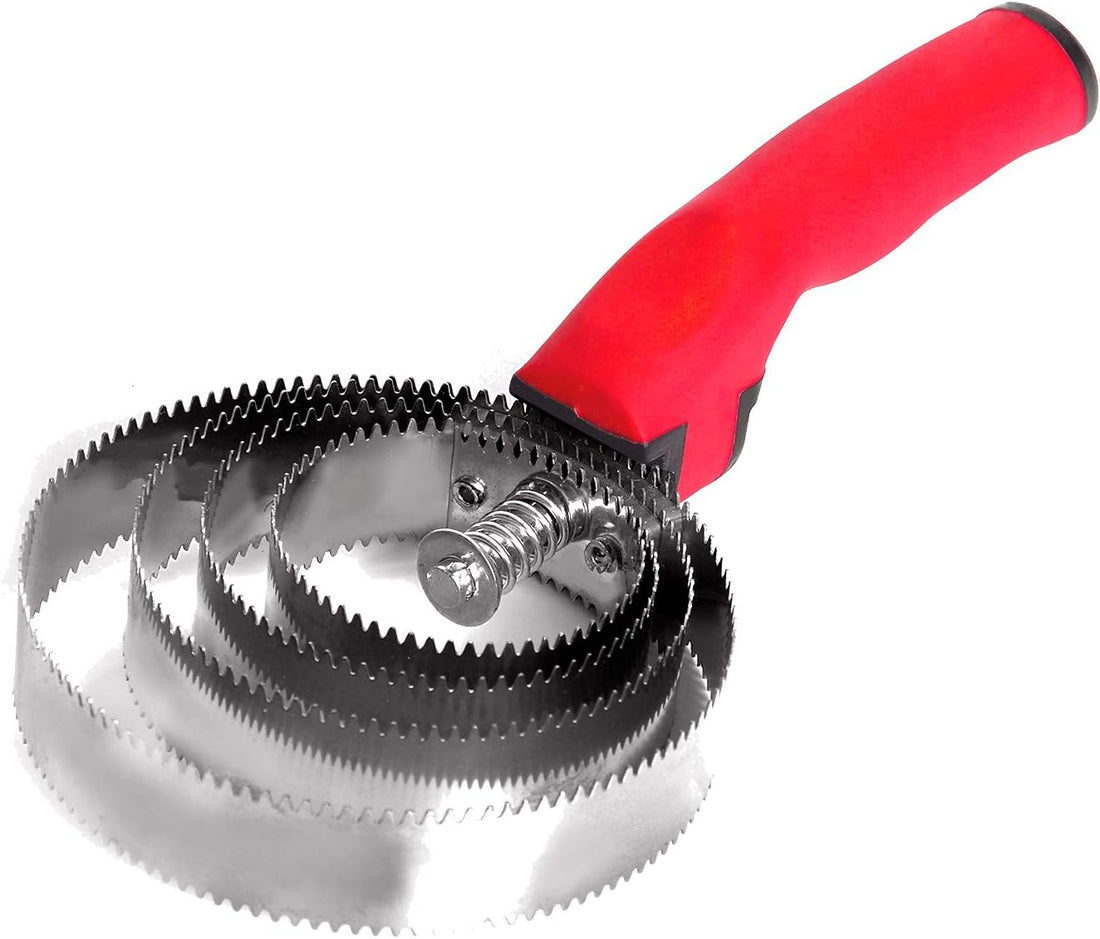 BOTH WINNERS Reversible Stainless Steel Curry Comb with Soft Touch