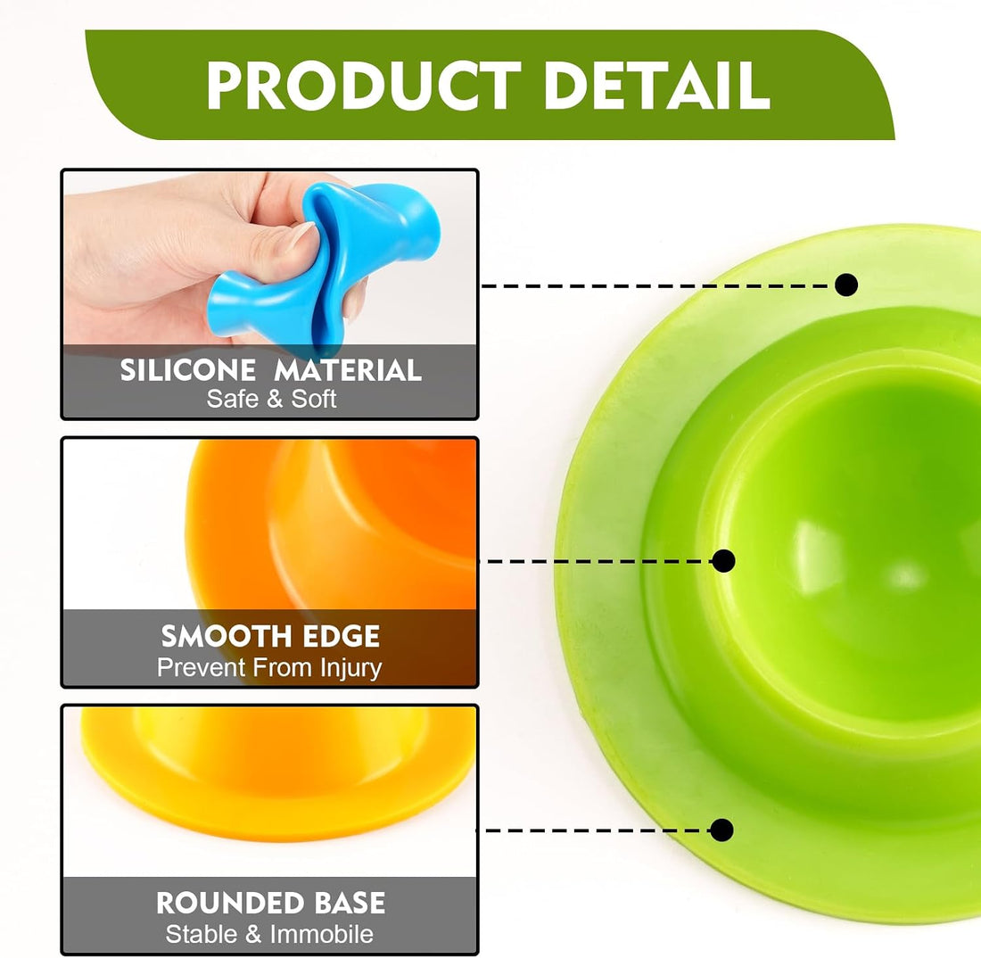 3 in 1 Dubia Roach Large Feeder Bowl, 6 PCS Isopod Food Dish