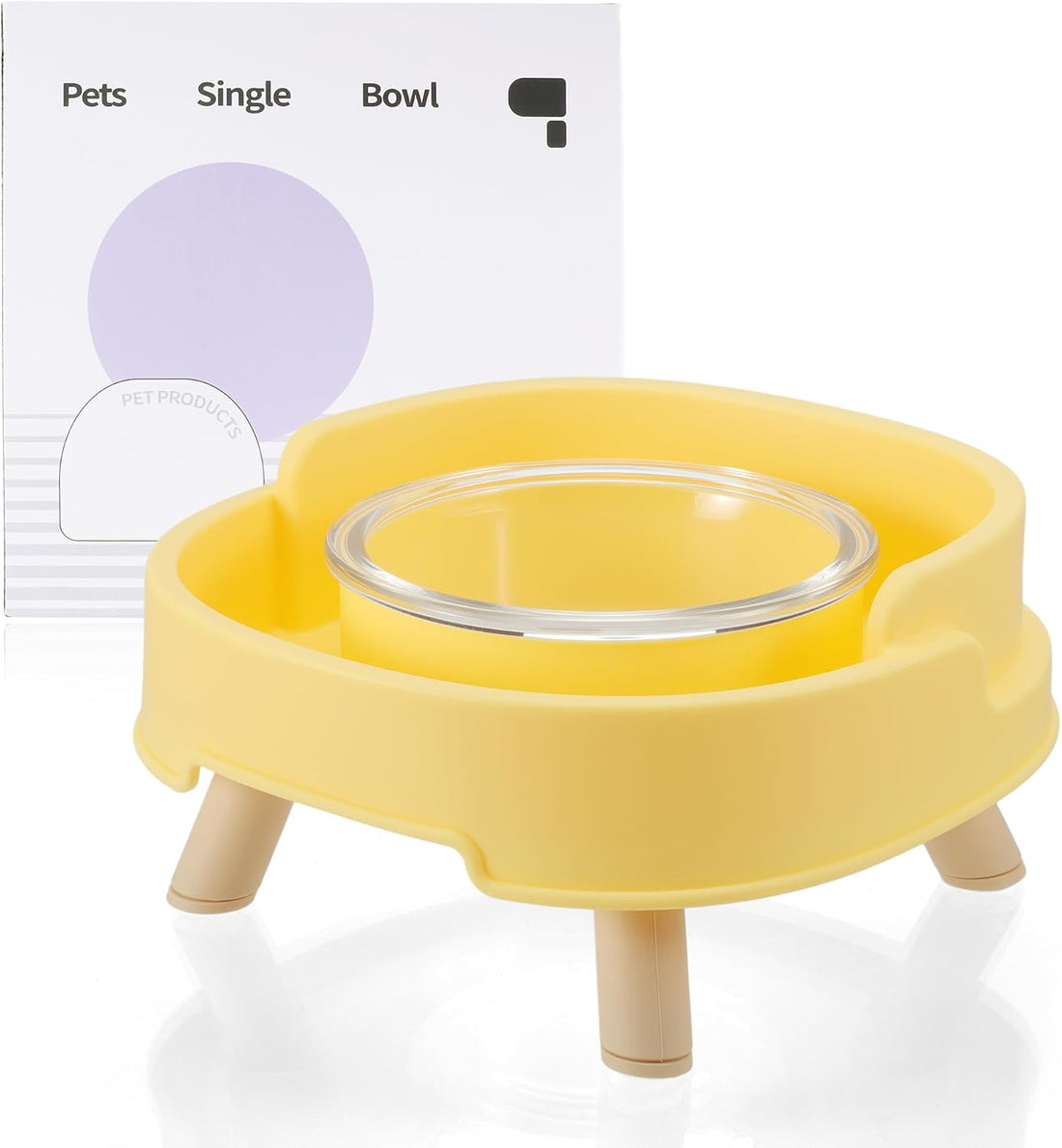 Ant Proof Cat Food Bowl, Non-Slip Elevated Cat Feeding Bowl