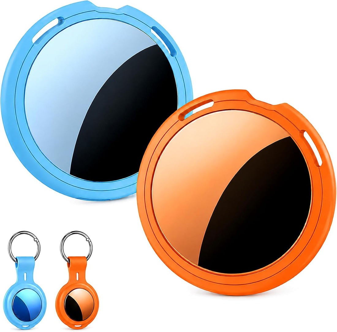 2 Pack Tracker Tags Finder Apple Find My MFi Certified Waterproof iOS