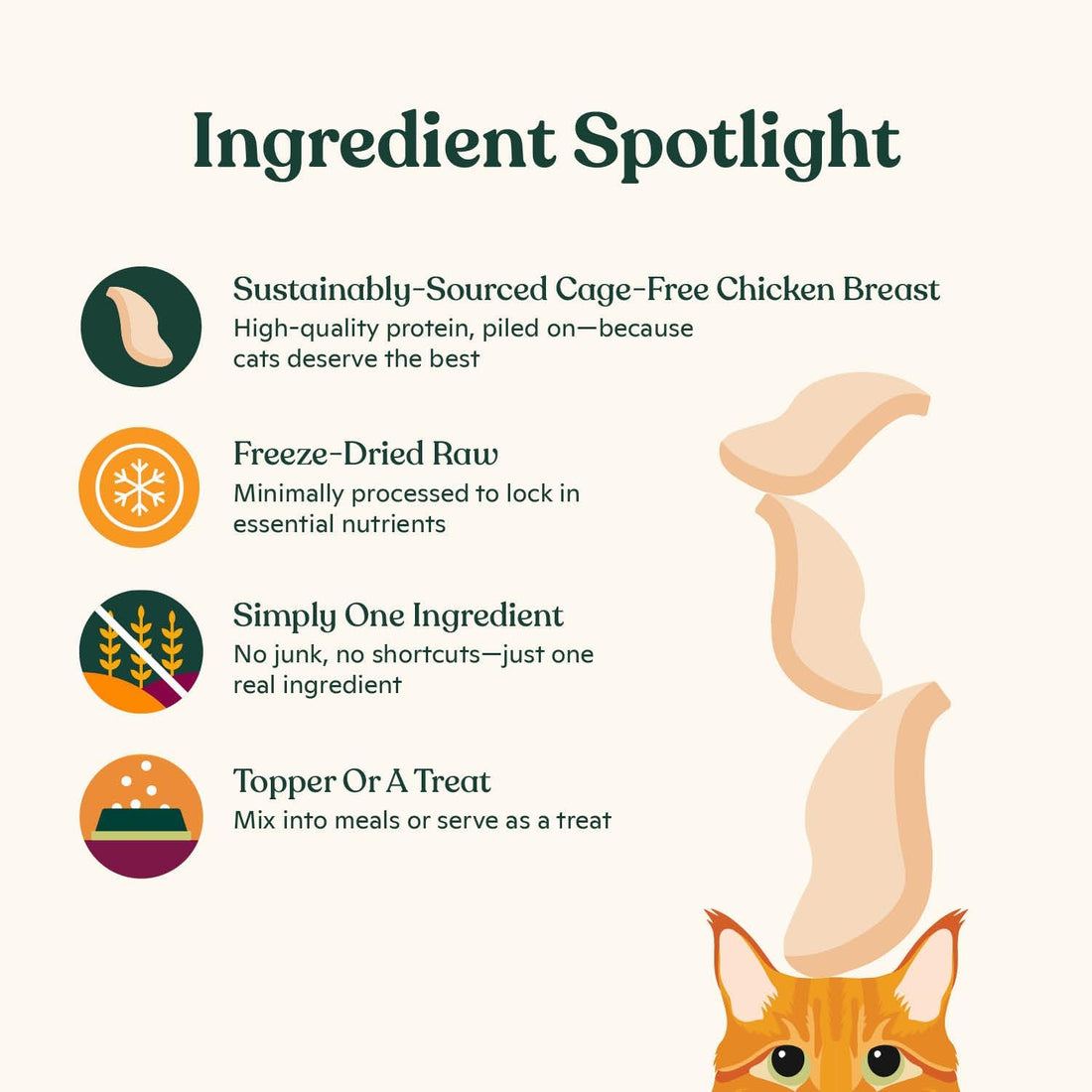 Made by Nacho Freeze-Dried Cat Treats - Healthy