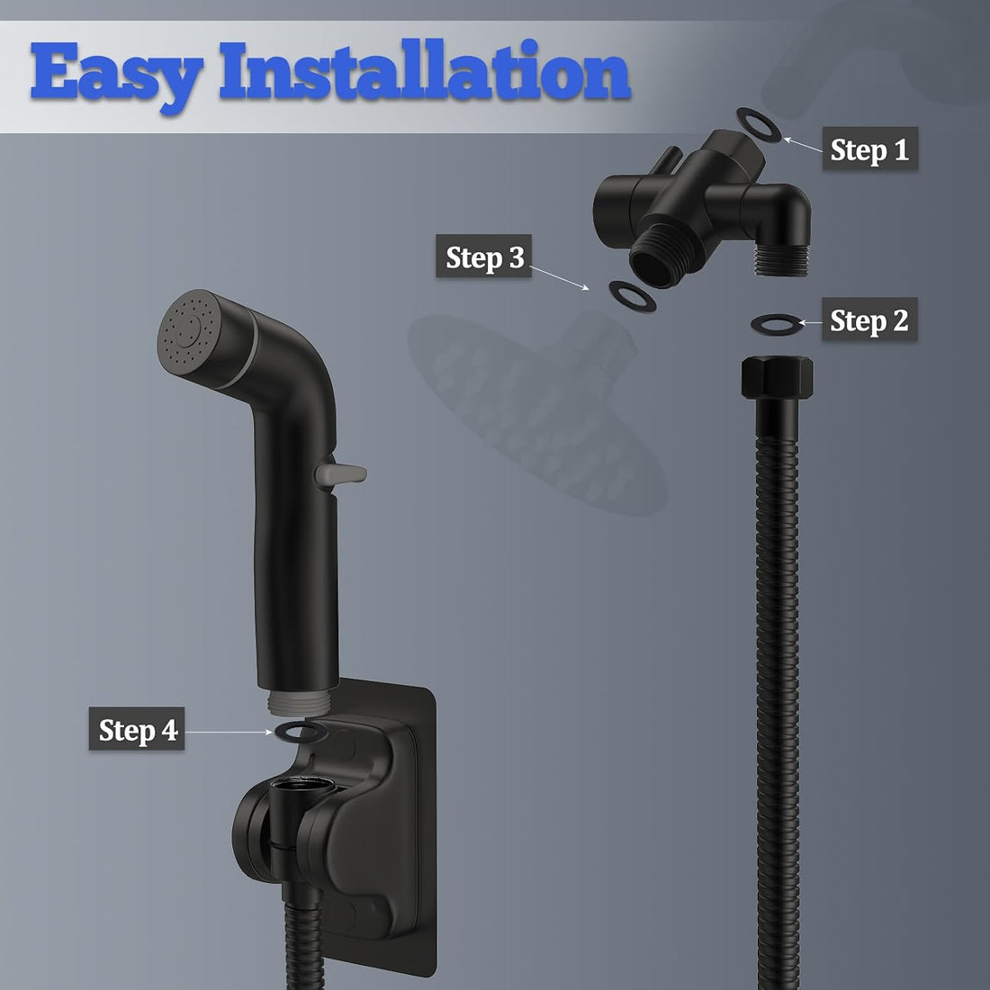 Dog Shower Attachment Metal, YDmeet Pet Shower Attachment for Fast