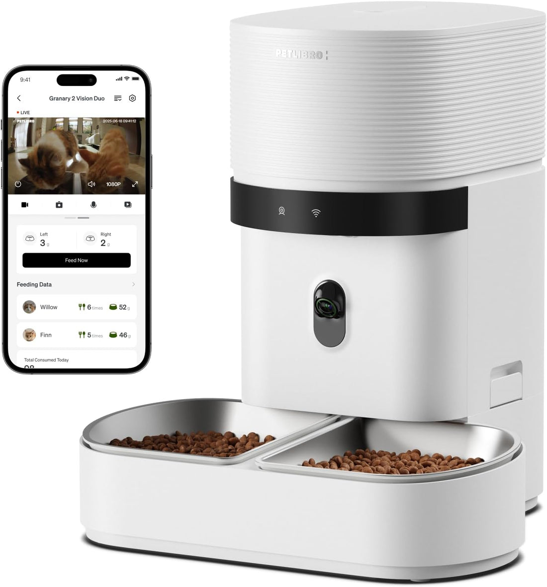 PETLIBRO Automatic Cat Feeder for 2 Cats