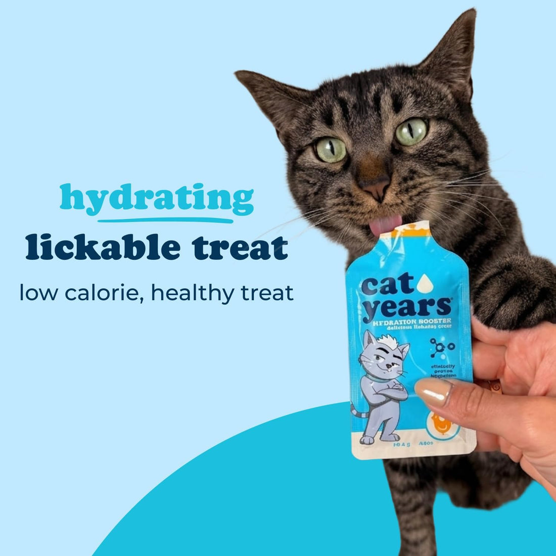 Cat Years Hydration Booster, Daily Lickable Treat