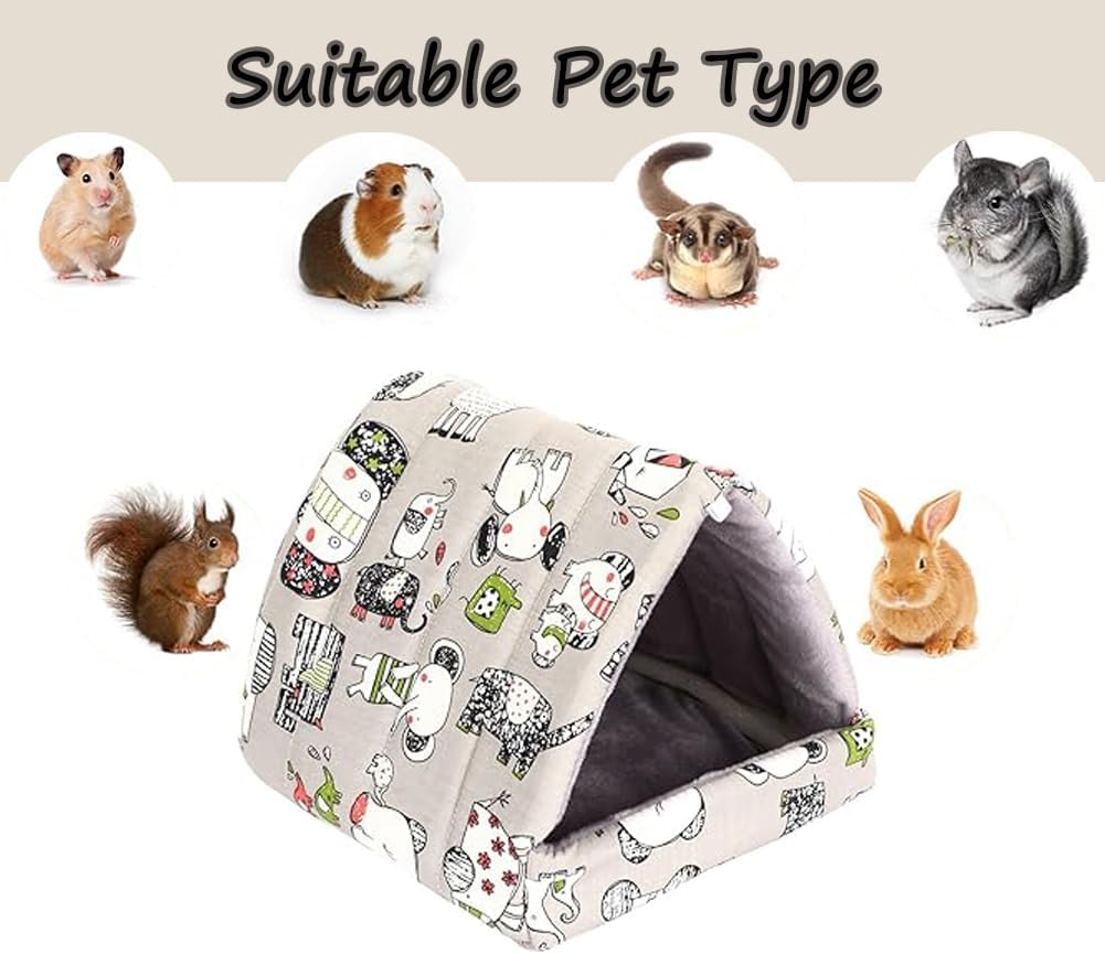 Guinea Pig Hideout Cozy Cotton Washable Tent for Small Animals