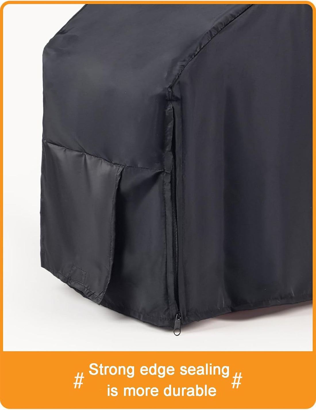 Bird Parrot Cage Cover with Dual Side Zippers, Blackout