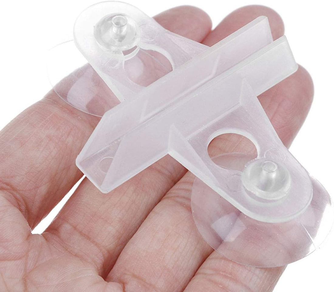 DGZZI Suction Cup Holder 12PCS White Aquarium Fish Tank Breeding