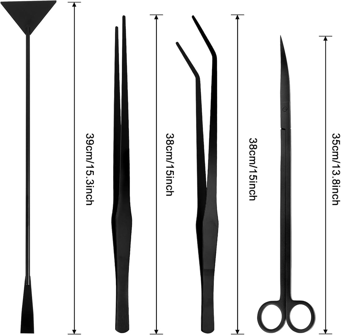 15Inch Extra Long Design Aquarium Aquascaping Tool Kit