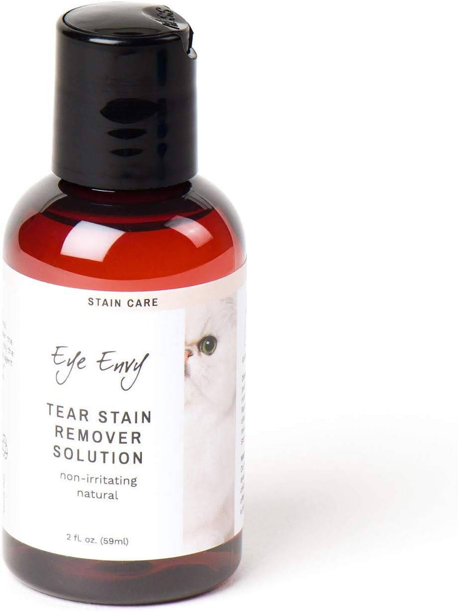 Eye Envy Tear Stain Remover Solution for Cats. Gentle