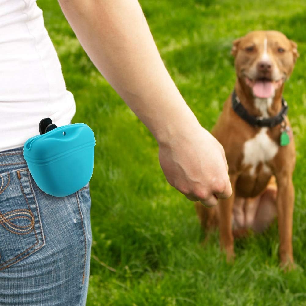 RoyalCare Silicone Dog Treat Pouch-Small Training Bag-Portable Dog